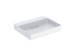 Geberit One Waschtisch 505033001 60 cm, ohne Hahnloch und Überlauf, weiß KeraTect/Blende weiß