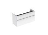 Geberit Smyle Square Waschtisch-Unterschrank 500355001 118,4x61,7x47cm, weiß hochglanz, 2 Schubladen