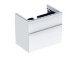 Geberit Smyle Square Waschtisch-Unterschrank 500353001 73,4x61,7x47cm, weiß hochglanz, 2 Schubladen