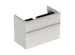 Geberit Smyle Square Waschtisch-Unterschrank 500354JL1 88,4x61,7x47cm, sandgrau hochglanz, 2 Schubladen