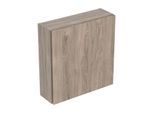 Geberit iCon Hängeschrank 502319JR1 45x46,7x15cm, quadratisch, 1 Tür, nussbaum/Melamin Struktur