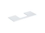 Geberit One Waschtisch-Platte 505285001 120 x 3 x 47 cm, weiß/lackiert hochglänzend, Ausschnitt mittig