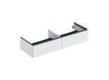 Geberit One Waschtisch-Unterschrank 505076002 133,2x50,4x47cm, 2 Schubladen, weiß/lackiert matt