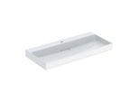 Geberit One Waschtisch 505046001 105 cm, mit Hahnloch mittig, ohne Überlauf, weiß KeraTect/Blende weiß