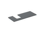 Geberit One Waschtisch-Platte 505295003 120 x 3 x 47 cm, lava/lackiert matt, Ausschnitt links