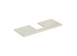 Geberit One Waschtisch-Platte 505275004 120 x 3 x 47 cm, sand-grau/lackiert hochglänzend, Ausschnitt mittig