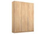 Rauch Möbel , Sonoma Eiche , Holzwerkstoff , 4 Fächer , 136x229x54 cm , Blauer Engel, Goldenes M, BQ - Bündnis für Qualität, Made in Germany ,