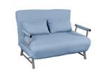 Mid.you , Blau , Textil , Füllung: Schaumstoff , 127x95x78 cm , Relaxfunktion, Liegefunktion , Wohnzimmer, Sofas & Couches, Schlafsofas, Schlafsofas