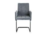 Mid.you , Hellgrau , Metall, Textil , 52x91x59.5 cm ,