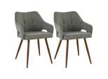 Mid.you , Grau , Holz, Metall, Textil , Pappel , Sperrholz , 55x80x60 cm ,