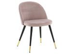 Livetastic , Schwarz, Pink, Messingfarben , Metall, Textil , 57x76.5x50 cm ,