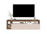 Möbelix , Eichefarben, Kaschmir , Holzwerkstoff , 184x58x42 cm , Wohnzimmer, TV-Möbel, TV- & Lowboards
