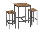 Mid.you , Braun, Schwarz , Metall, Holzwerkstoff , 60x90x60 cm ,