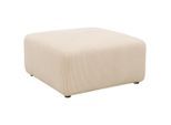 Mid.you , Creme , Textil , Uni , rechteckig , 85x42x85 cm , Made in EU, FSC MIX , erweiterbar (Typenauswahl) , Wohnzimmer, Hocker
