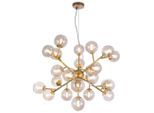Maytoni , Goldfarben , Metall, Glas , 40 cm , CE , beliebig kürzbar , Beleuchtung, Innenleuchten, Hängeleuchten, Esstischlampen