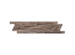 Möbelix , Dunkelbraun , Holz , Kautschukholz , Holz , 15x2x61 cm , Dekoration, Wandverkleidungen, Wandverkleidungen