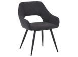 Mid.you , Anthrazit, Schwarz , Metall, Textil , 59x83x60 cm ,