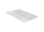 P & B , Weiß , Kunststoff , H2 , Füllung: Polyester , rechteckig , 90x200 cm , Oeko-Tex® Standard 100, Handmade in Europe, Made in Italy , Bezug abnehmbar/waschbar, Ober- und Unterseite versteppt, für Hausstauballergiker geeignet, wendbar, klimatisierte Belüftungskanäle, optimale Belüftung, bessere Druckentlastung durch Noppenstruktur, alternative Größen erhältlich, Wendematratze , Schlafzimmer, M