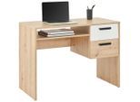 Möbelix , Weiß, Eiche Artisan , Holzwerkstoff , 2 Schublade(n) Schubladen , 100x75x50 cm , Büromöbel, Schreibtische, Schreibtische