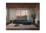 Mid.you , Blau , Textil , Ottomane rechts, L-Form , 304x200 cm , Made in EU ,