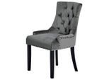 Livetastic , Anthrazit, Schwarz , Holz, Textil , Eukalyptusholz , massiv , 56x62.5x91 cm , mit Griff ,