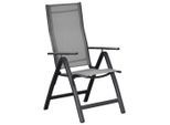 Gardenson , Graphitfarben, Braun , Metall, Textil , Uni , klappbar ,