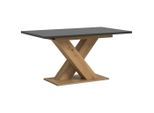 Mid.you , Grau , Holzwerkstoff , rechteckig , 90x76x150-190 cm , FSC MIX , ausziehbar ,