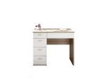 Xora , Weiß, Sonoma Eiche , Holzwerkstoff , 4 Schublade(n) Schubladen , 90x76x42 cm ,