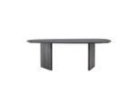 Livetastic , Schwarz , Holz , Pappel , oval , 100x75x220 cm ,