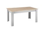 Mid.you , Grau, Eiche Artisan , Holzwerkstoff , rechteckig , 90x76x160 cm ,