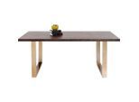 Kare-Design , Braun, Messingfarben , Metall, Holzwerkstoff , furniert,furniert , rechteckig , 90x76x180 cm ,