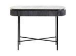Kare-Design , Anthrazit, Weiß , Holz, Metall, Stein, Holzwerkstoff , Mangoholz , 2 Schublade(n) Schubladen , 32x80x100 cm ,