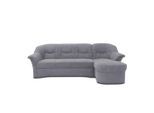Mid.you , Dunkelgrau , Textil , Uni , L-Form , 232x146 cm , Made in EU, FSC MIX , Schlafen auf Sitzhöhe, Rücken echt, Armteil links, Armteil rechts , Wohnzimmer, Sofas & Couches, Schlafsofas, Ecksofas mit Schlaffunktion