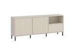 Möbelix , Kaschmir , Holzwerkstoff , 2 Fächer , 1 Schublade(n) Schubladen , 157.8x65.4x40 cm , Kabeldurchlass , Wohnzimmer, TV-Möbel, TV- & Lowboards