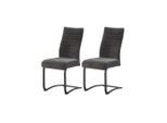 Mid.you , Anthrazit , Textil , 43x98x59 cm , Oeko-Tex® Standard 100, FSC 100% , Wippfunktion ,