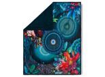Möbelix , Blau, Dunkelblau , Textil , Vogel , 130x160 cm ,