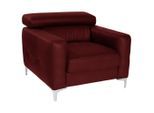 Livetastic , Dunkelrot , Textil , 99x78-92x106 cm , Made in EU ,