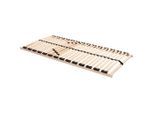 Primatex , Holz , Birke,Birke , 3-Zonen , 90x200 cm , Made in EU , Federleisten mit Duokappen, Mittelgurt, individuelle Liegehärteeinstellung, nicht verstellbar, alternative Größen erhältlich , Schlafzimmer, Lattenroste