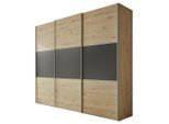 Mid.you , Anthrazit, Eiche Artisan , 10 Fächer , 2 Schublade(n) Schubladen , 280x222x68 cm , Lga, Goldenes M, BQ - Bündnis für Qualität, Made in Germany , in verschiedenen Größen erhältlich, in verschiedenen Holzdekoren erhältlich ,