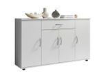 Livetastic , Weiß , Holzwerkstoff , 3 Fächer , 1 Schublade(n) Schubladen , 118x70x30 cm , Beimöbel erhältlich , Kleinmöbel, Kommoden, Kommoden