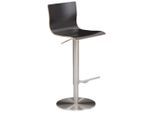 Mid.you , Anthrazit , Holz, Metall , Buche , Schichtholz , 39.5x81-107.5x43 cm , Sitzfläche 360° drehbar, abwischbar ,