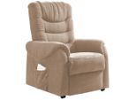 Livetastic , Hellbraun , Textil , 76x106x94 cm , Stoffauswahl, Relaxfunktion , Wohnzimmer, Sessel, Fernsehsessel