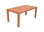 Gardenson , Braun , Holz , Eukalyptusholz , Hartholz , rechteckig , 90x74x170 cm , FSC MIX , Gartenmöbel, Gartentische, Gartentische