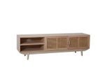 Livetastic , Naturfarben , Holz, Holzwerkstoff , Paulownia, Rattan,Paulownia , furniert , 150x45x36 cm , stehend ,