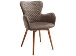 Mid.you , Eichefarben, Cappuccino , Holz, Textil , Wildeiche , massiv , Füllung: Schaumstoff , 62x87x65 cm , erweiterbar, Typenauswahl ,