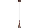 Möbelix , Schwarz, Nussbaumfarben , Holz , Nussbaum , 90-140 cm , Beleuchtung, Innenleuchten, Hängeleuchten, Esstischlampen