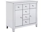 Kare-Design , Weiß , Glas, Holzwerkstoff , 6 Schublade(n) Schubladen , 88x84x41 cm , Typenauswahl, Beimöbel erhältlich , Kleinmöbel, Kommoden, Kommoden