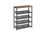 Mid.you , Braun, Schwarz , Metall, Holzwerkstoff , 75x93x28 cm , stehend ,