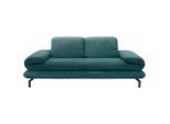 Looks by W.Joop , Petrol , Textil , Uni , 224 (284)x83 (110)x98 cm , Made in EU, FSC MIX , Wohnzimmer, Sofas & Couches, Sofas, 2er Sofas