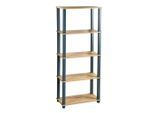 Kesper , Grau, Eichefarben , Holzwerkstoff , 60x147x29 cm , FSC 100% , stehend ,